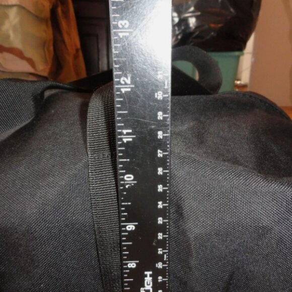 LARGE NIGHT OPS BLACK OPS MILITARY QUICK GRAB BLACK DUFFLE BAG USA MADE LD 4011 - Picture 6 of 11
